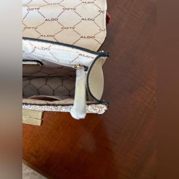 Aldo Chiadda Champagne Glitter Mini Bag - Picture 10 of 11